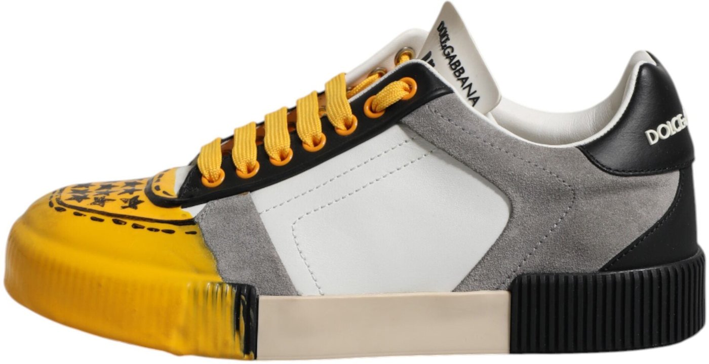 Dolce & Gabbana Multicolor MIAMI Low Top Sneakers Shoes
