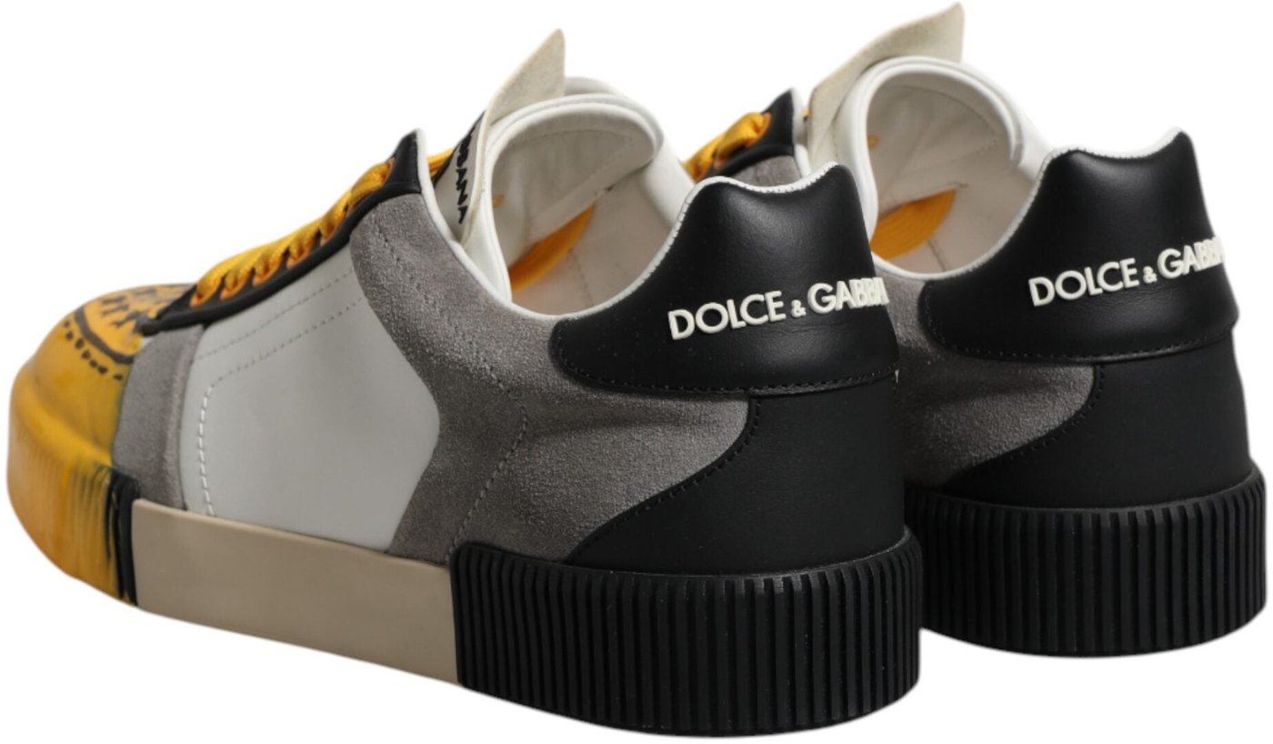 Dolce & Gabbana Multicolor MIAMI Low Top Sneakers Shoes