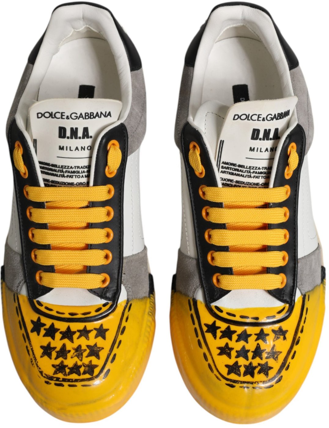 Dolce & Gabbana Multicolor MIAMI Low Top Sneakers Shoes