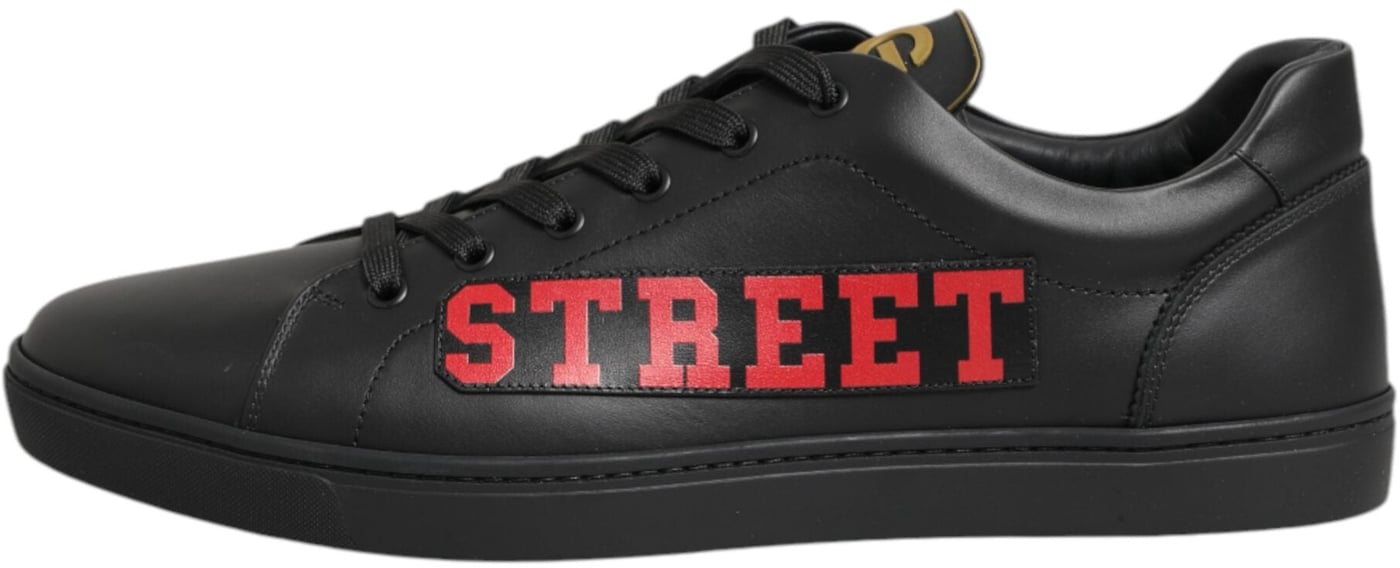 Dolce & Gabbana Black Street Life Low Top Men Sneakers Shoes