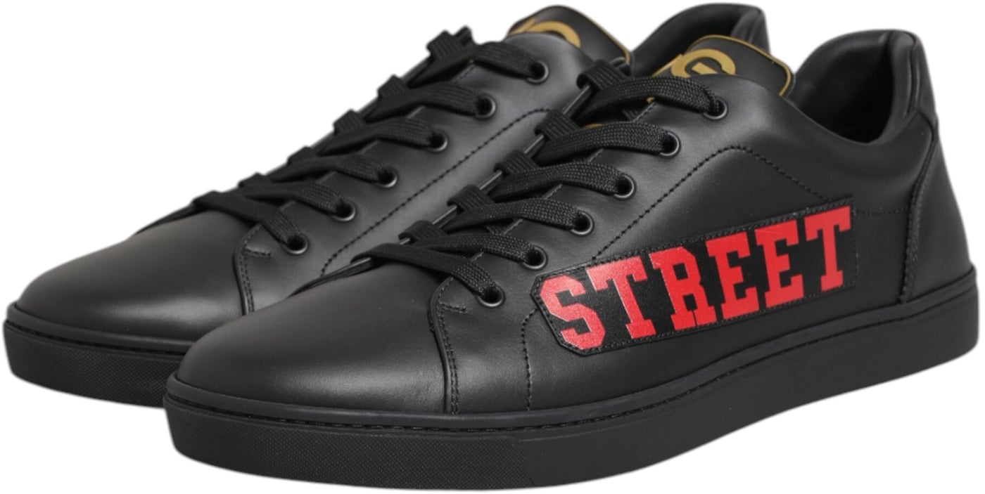 Dolce & Gabbana Black Street Life Low Top Men Sneakers Shoes