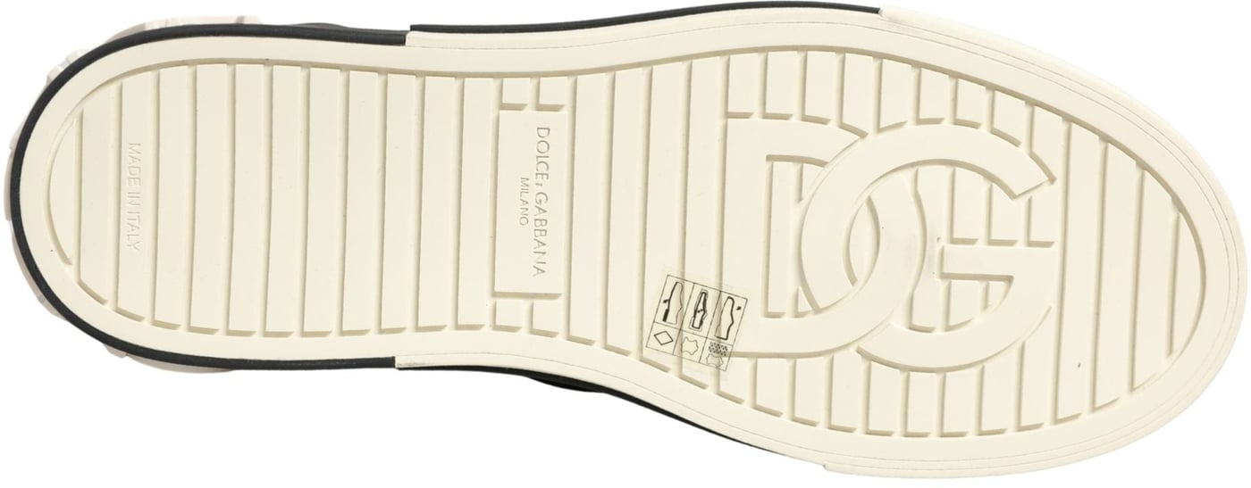Dolce & Gabbana Black Quilted Slip On Low Top Sneakers Shoes