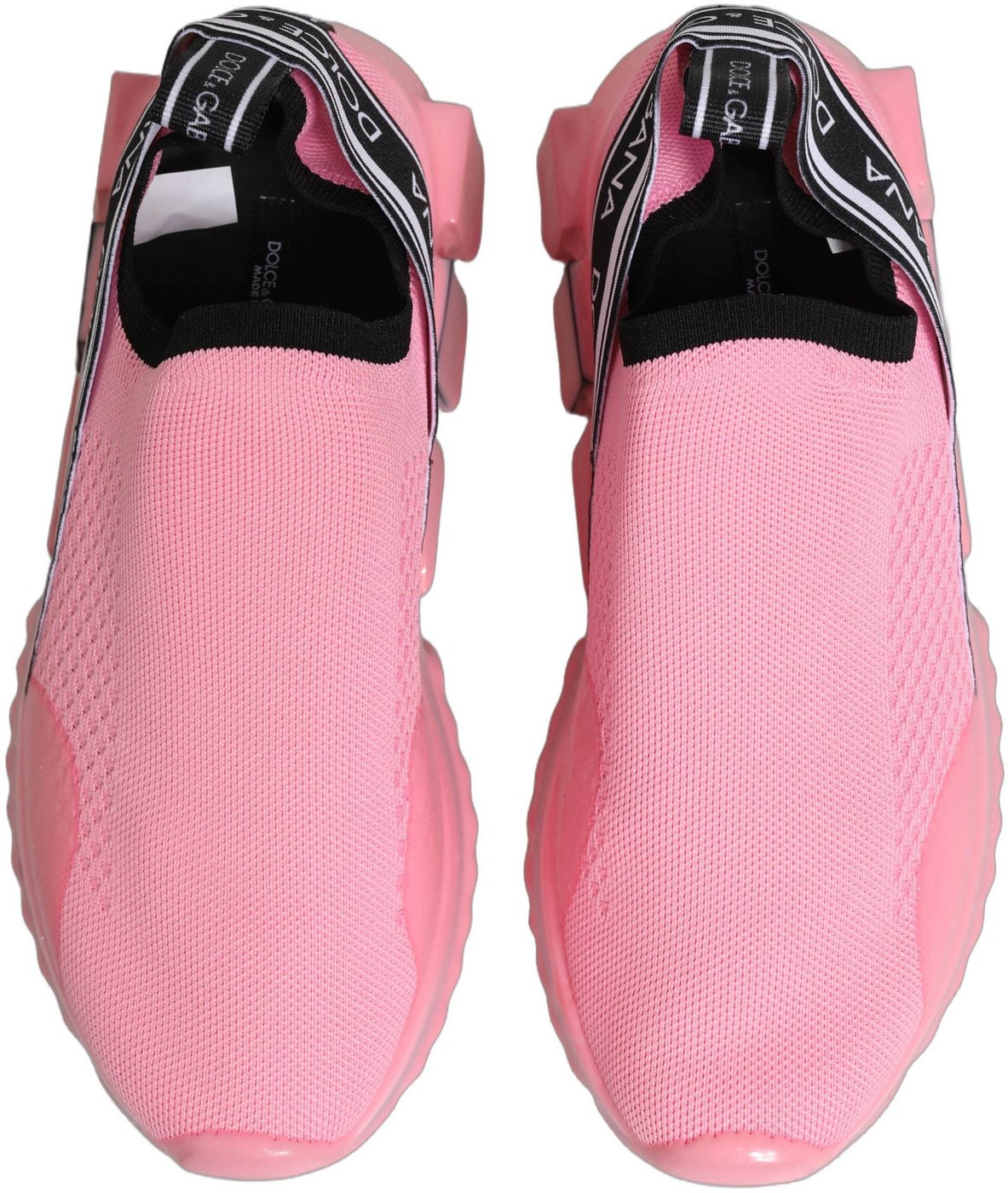 Dolce & Gabbana Pink Slip On Low Top Sorrento Sneakers Shoes