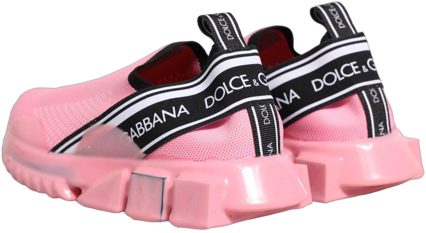 Dolce & Gabbana Pink Slip On Low Top Sorrento Sneakers Shoes