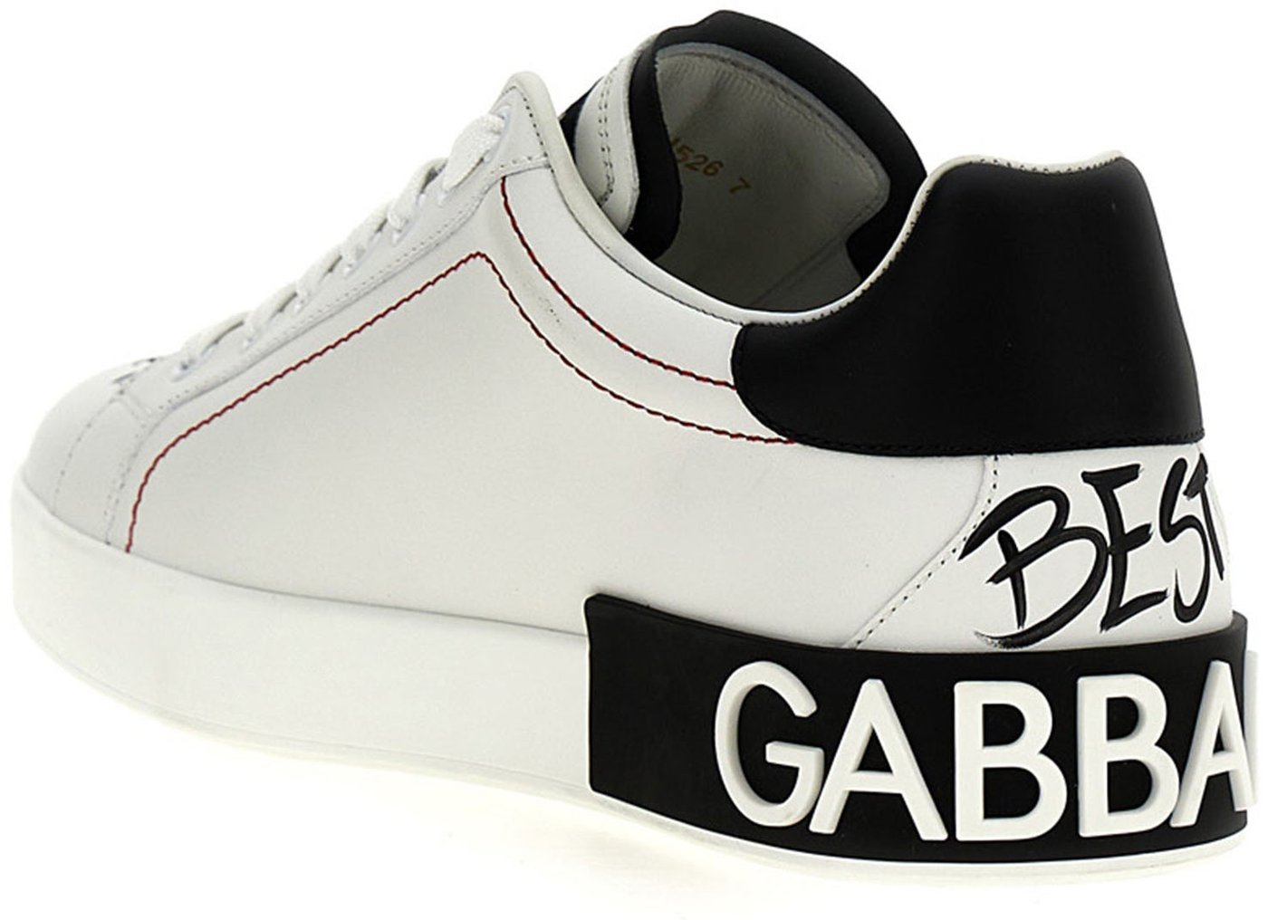 Dolce & Gabbana Bicolor Calfskin Sneakers