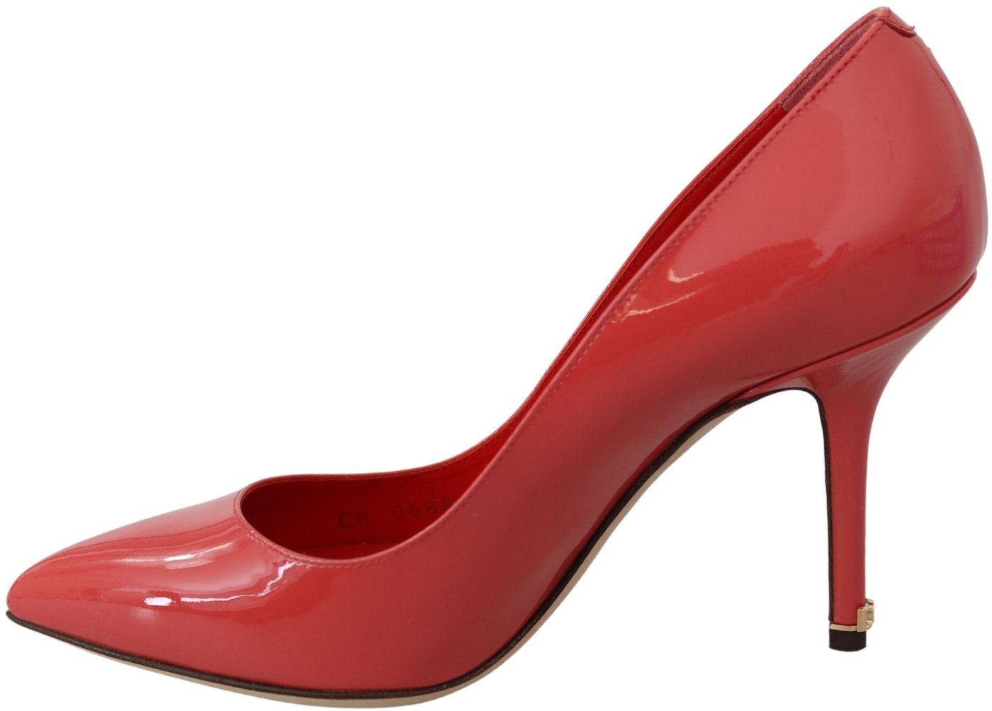 Dolce & Gabbana Dark Pink Patent Leather Heels Pumps