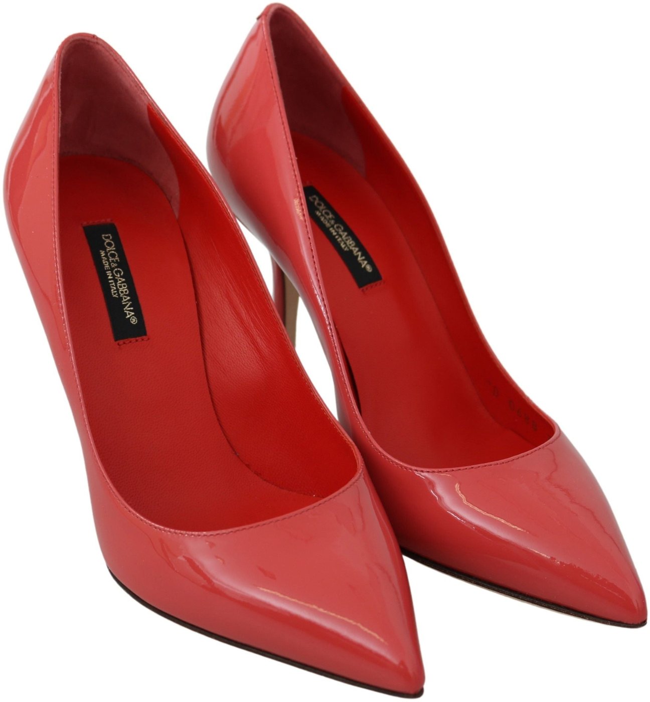 Dolce & Gabbana Dark Pink Patent Leather Heels Pumps