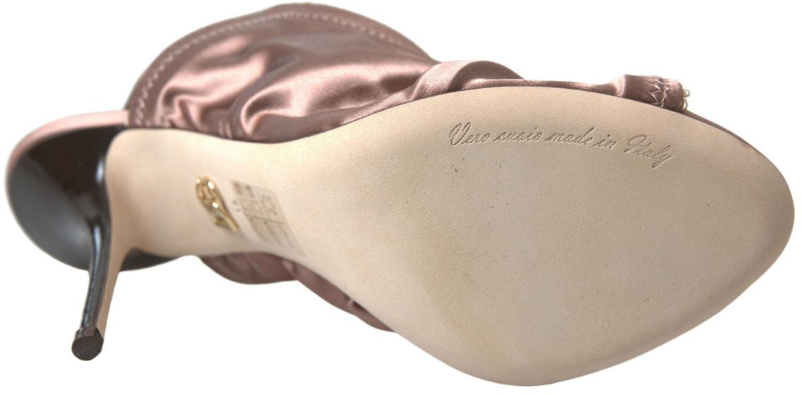 Dolce & Gabbana Light brown Slingback Corset Style Fastening stiletto heels