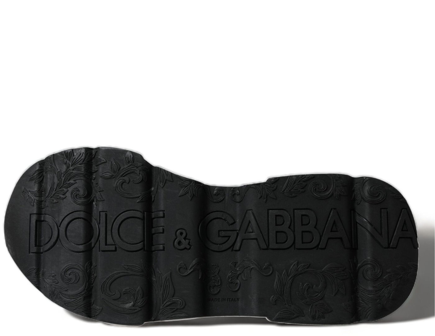 Dolce & Gabbana White Black Low Top Daymaster Sneakers Shoes