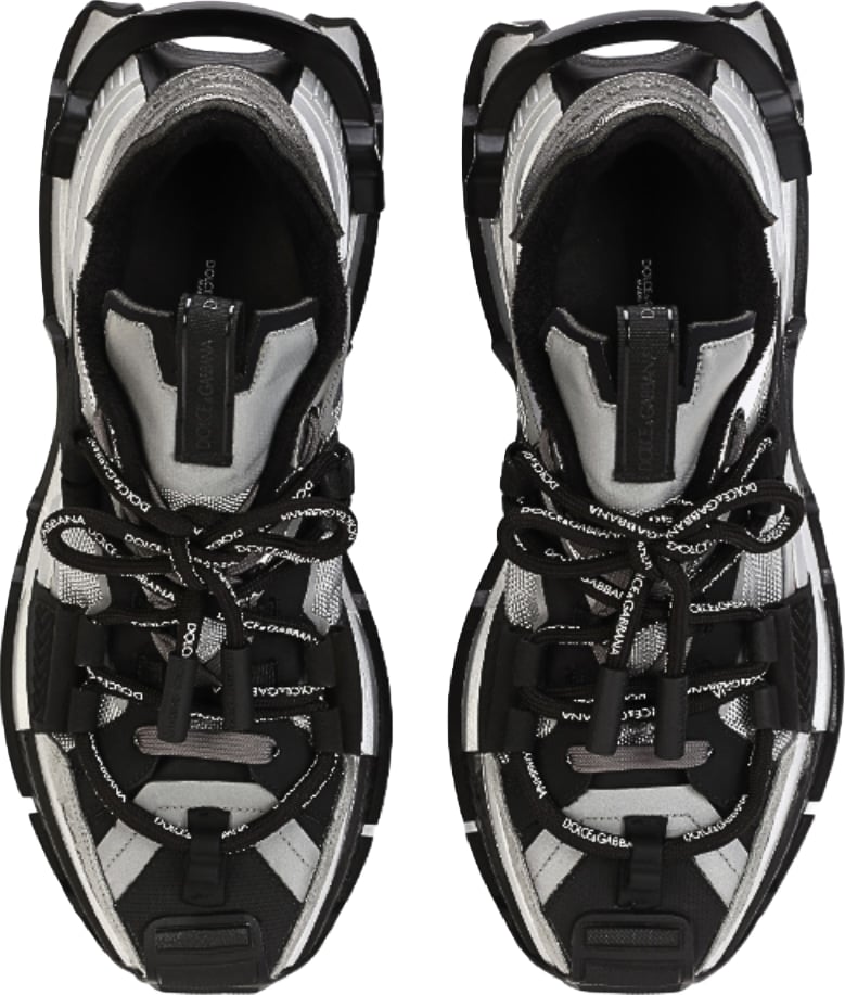 D&G Space Black/Silver Men's Sneakers