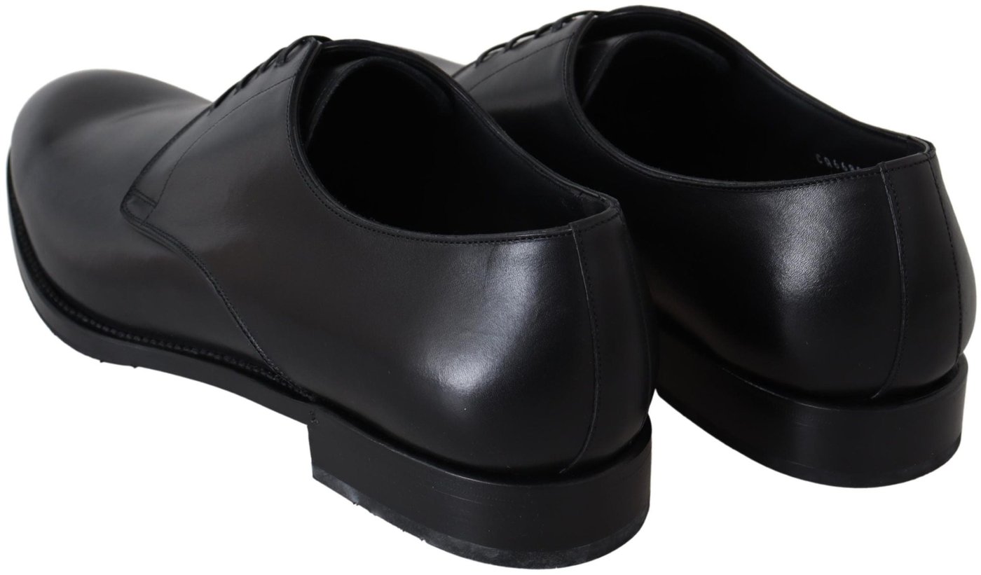Dolce & Gabbana Black Leather SARTORIA Hand Made Shoes