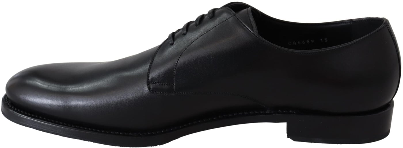 Dolce & Gabbana Black Leather SARTORIA Hand Made Shoes