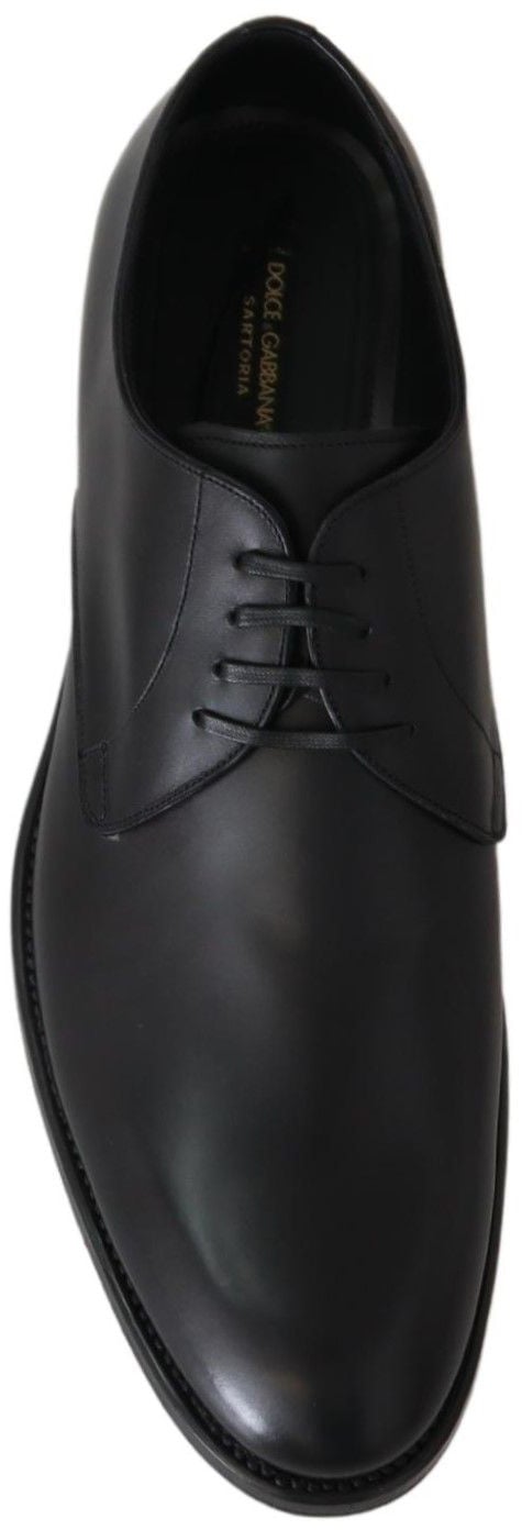 Dolce & Gabbana Black Leather SARTORIA Hand Made Shoes