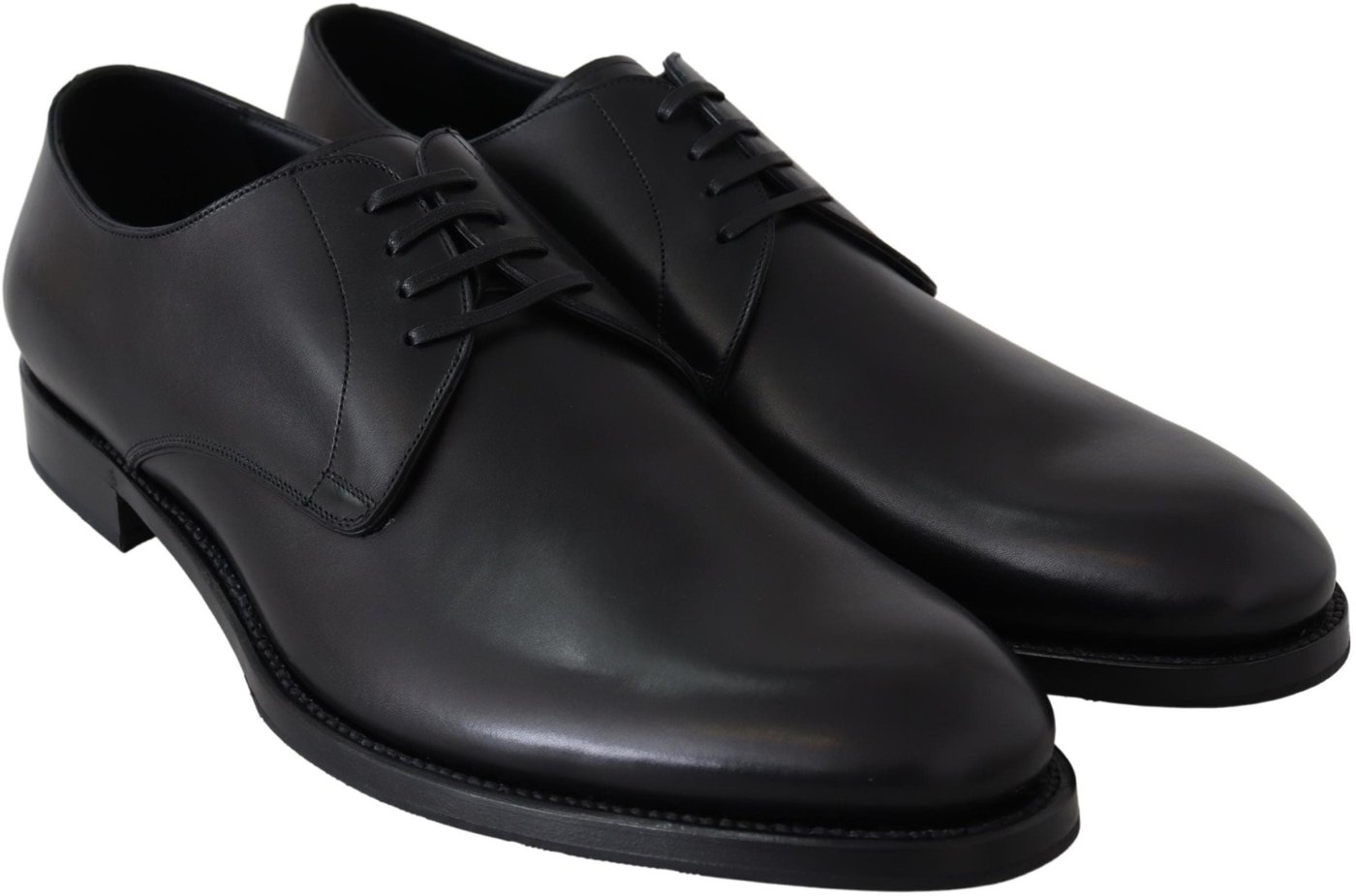 Dolce & Gabbana Black Leather SARTORIA Hand Made Shoes