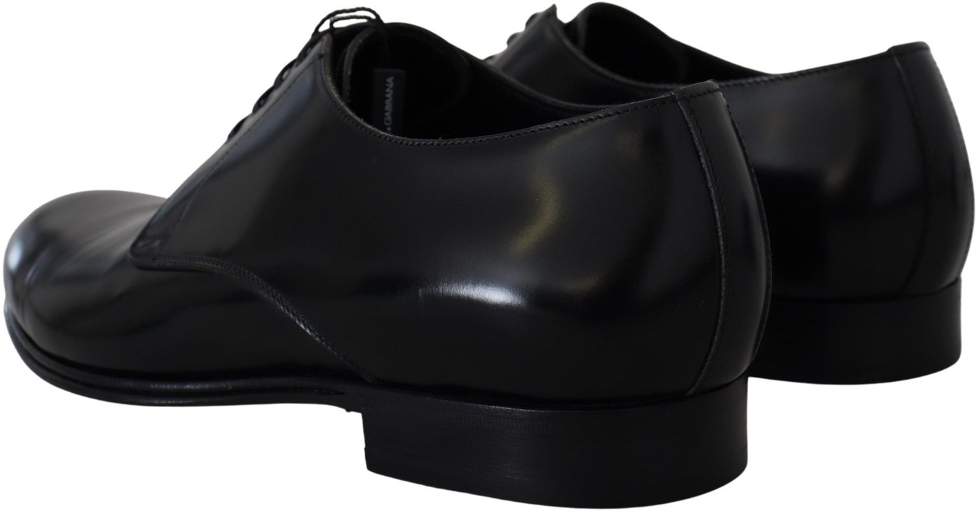Dolce & Gabbana Black Leather Formal Dress Shoes