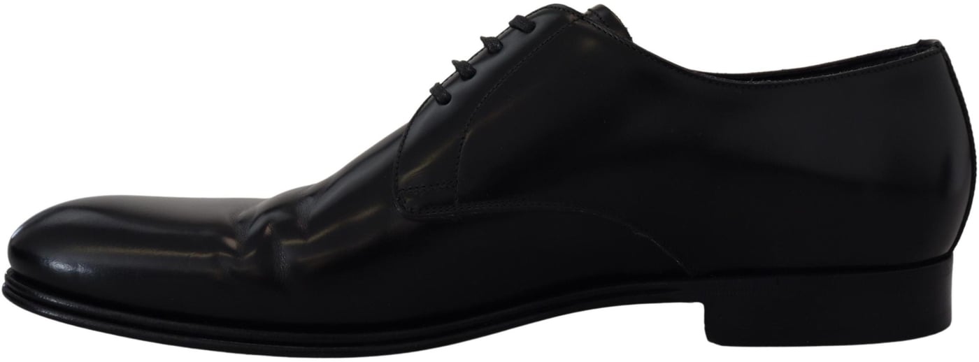 Dolce & Gabbana Black Leather Formal Dress Shoes