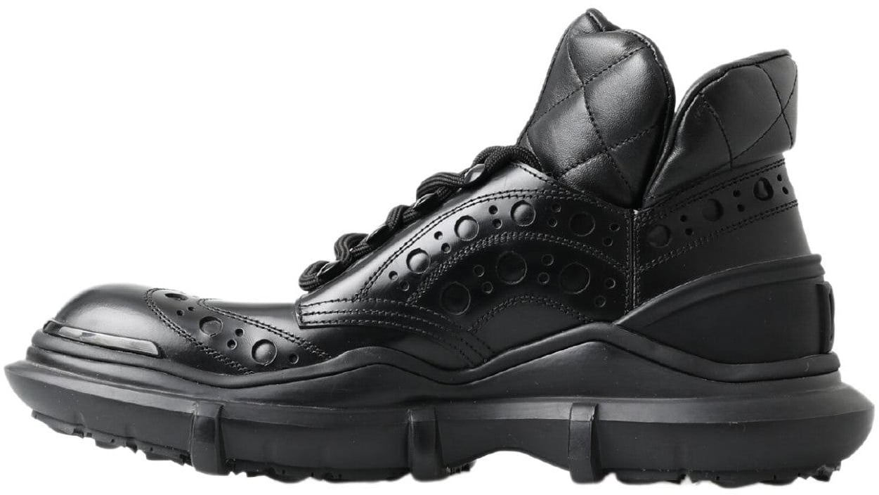 Dolce & Gabbana Black Leather Ankle Casual Boots