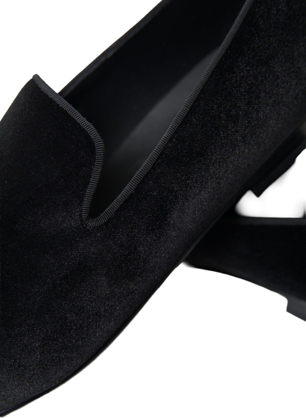 Dolce & Gabbana Black Velvet Loafers Formal Shoes
