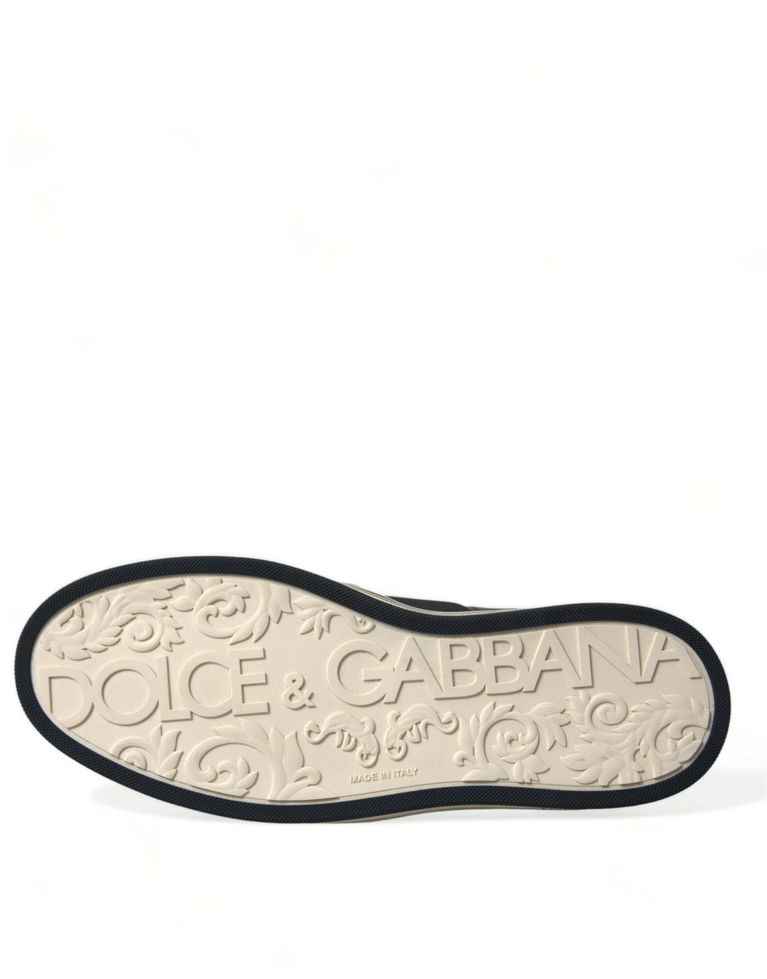 Dolce & Gabbana Black Croc Exotic Leather Sneakers Shoes