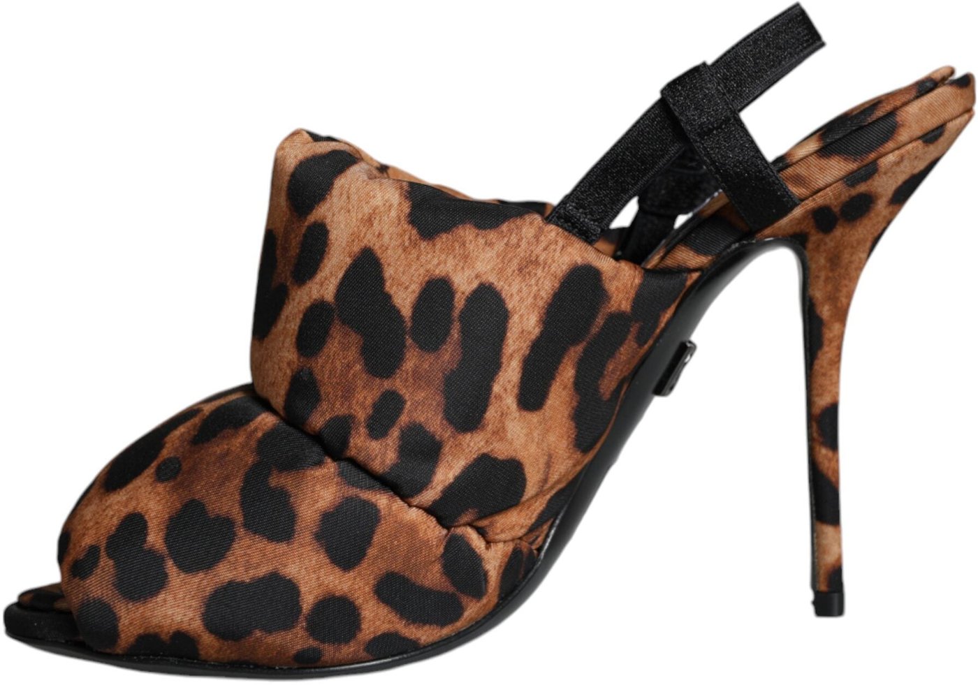 Dolce & Gabbana Brown Leopard Keira Slingback Sandals Shoes