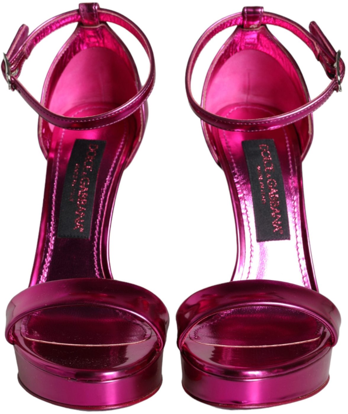 Dolce & Gabbana Fuchsia KEIRA Heels Ankle Strap Sandals Shoes