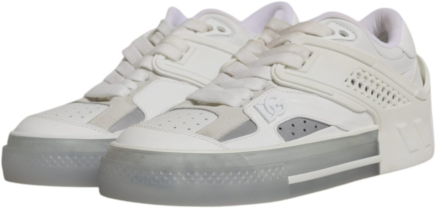 Dolce & Gabbana White DG Logo CUSTOM 2.Zero Sneakers Shoes