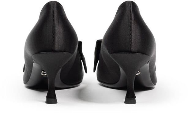 Dolce & Gabbana Black Viscose Pumps