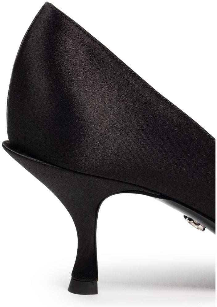 Dolce & Gabbana Black Viscose Pumps