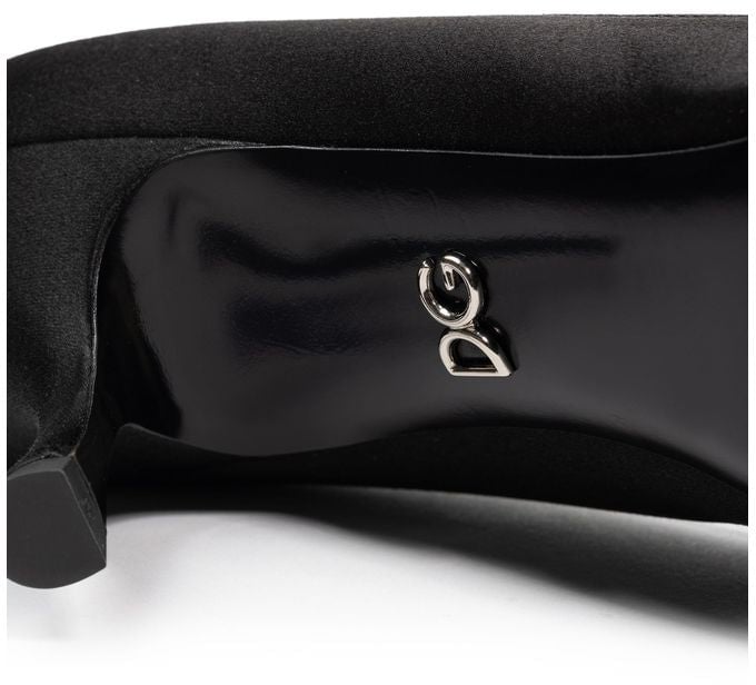 Dolce & Gabbana Black Viscose Pumps