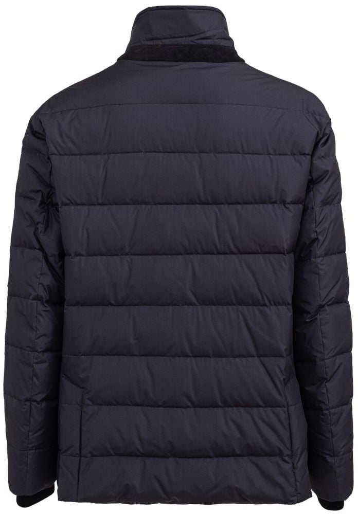 Dolce & Gabbana Blue Polyester Coat