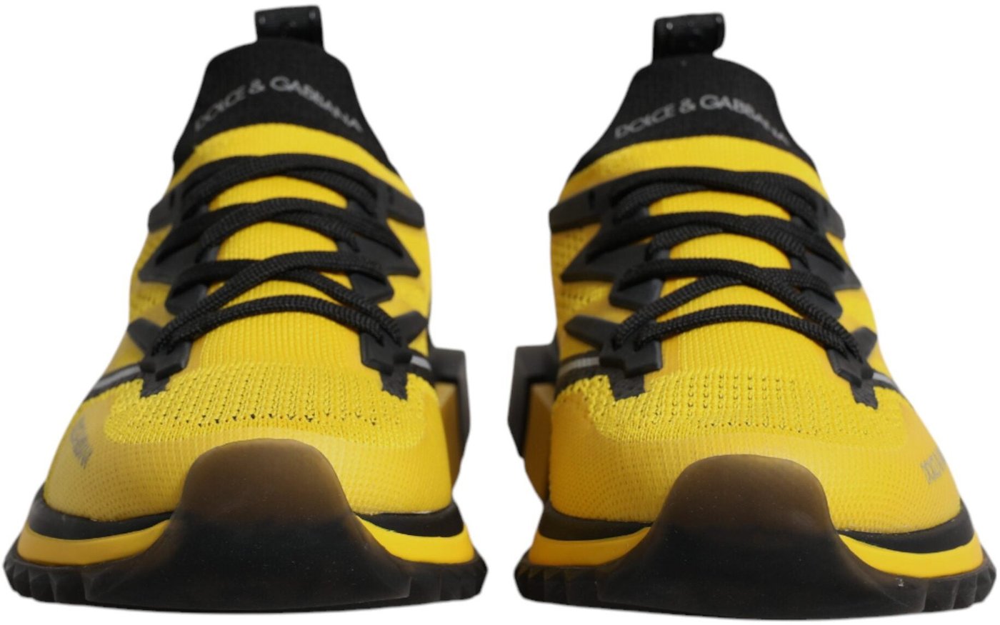 Dolce & Gabbana Yellow SORRENTO Sport Stretch Sneakers Shoes