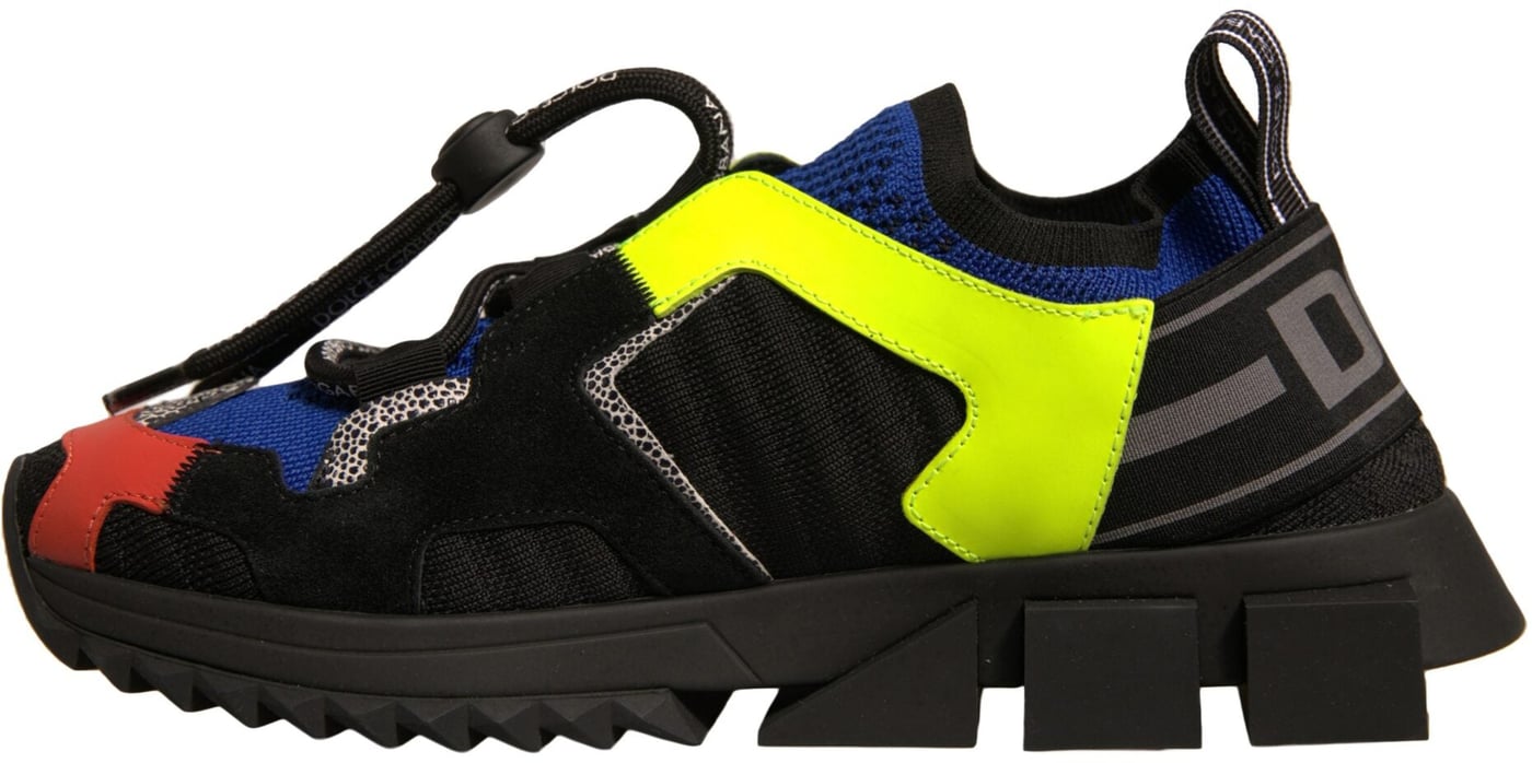 Dolce & Gabbana Multicolor Low Top Sorrento Sneakers Shoes