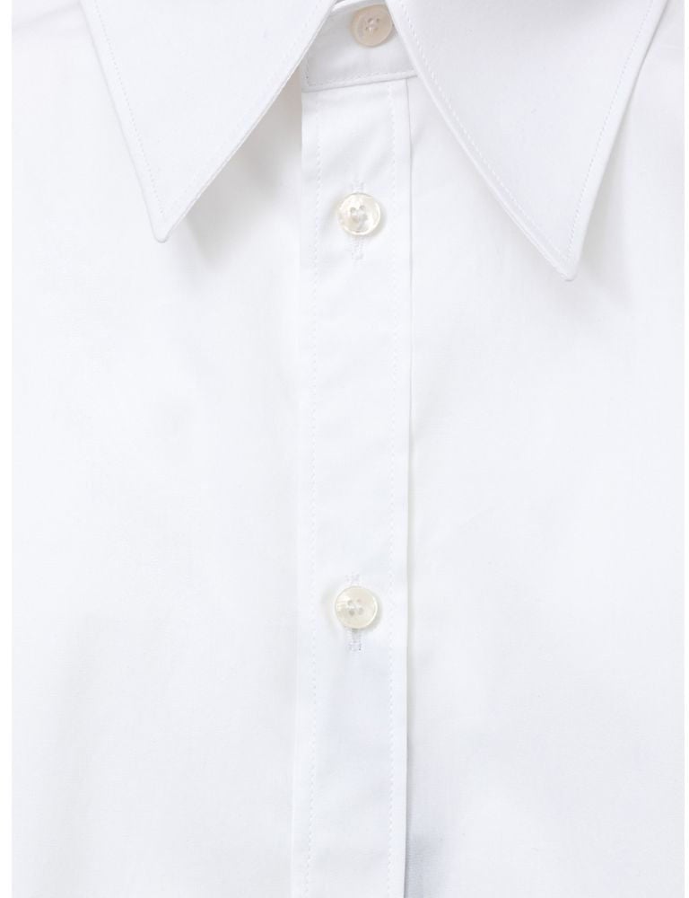 Dolce & Gabbana White Cotton Dress Shirt