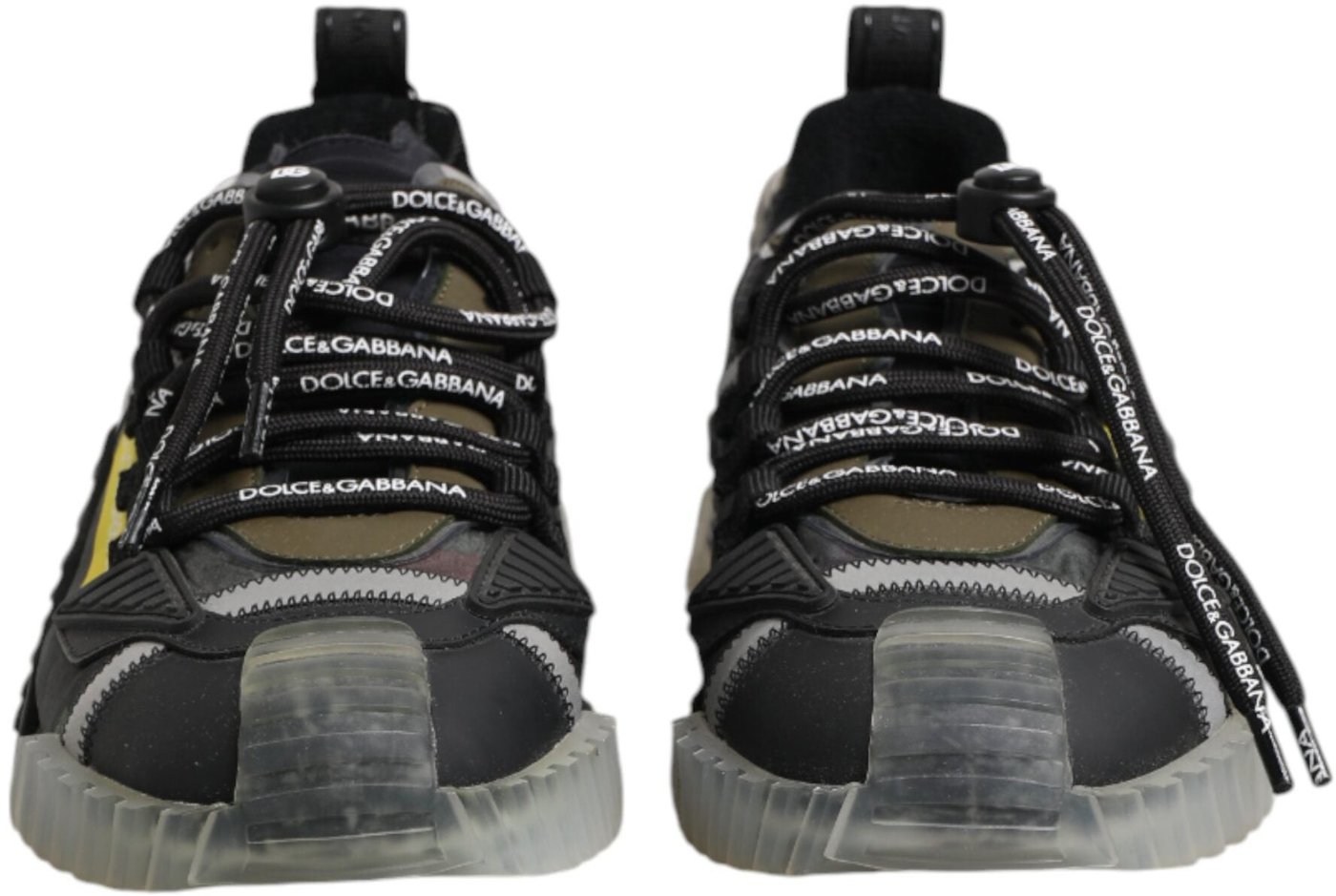 Dolce & Gabbana Multicolor Lace Up Low Top NS1 Sneakers Shoes