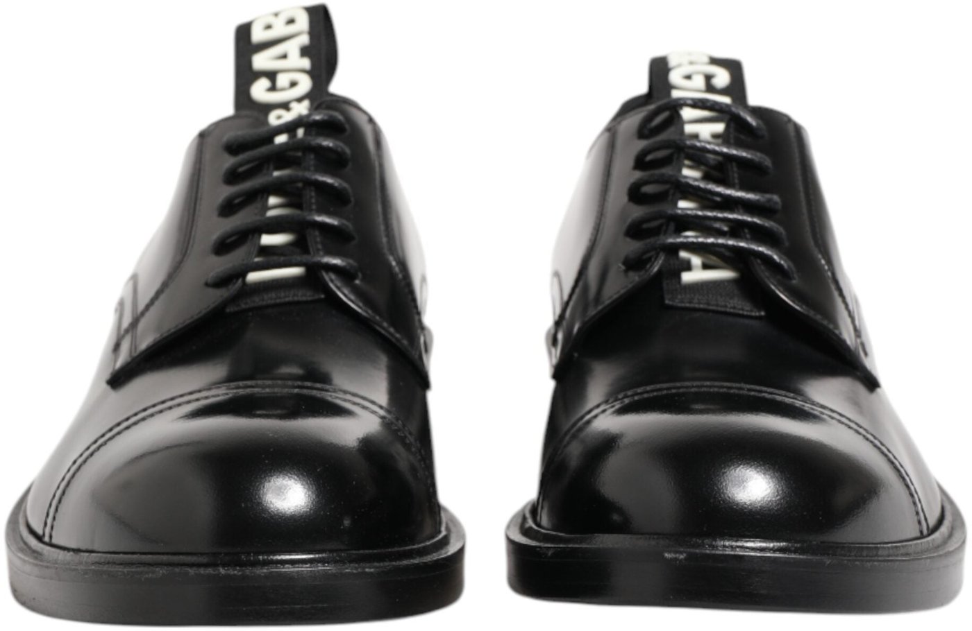 Dolce & Gabbana Black Leather Dress Lace Up Men Formal Shoes
