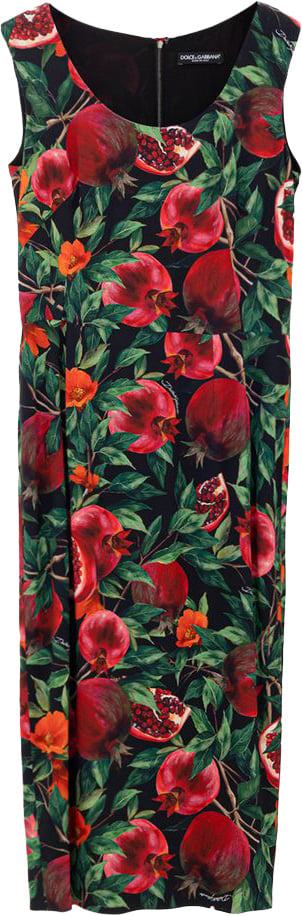 Dolce & Gabbana Bicolor Viscose Long Dress