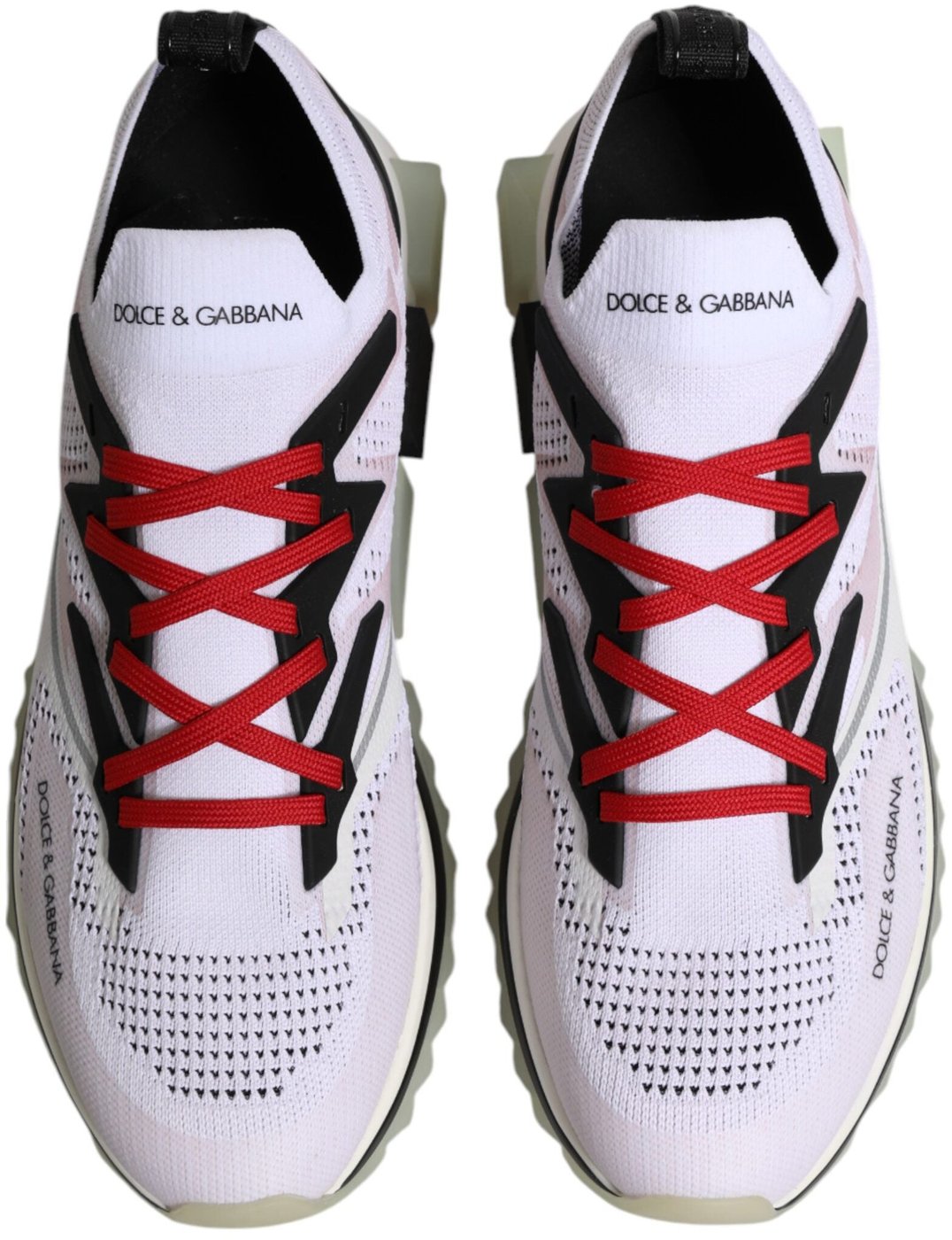 Dolce & Gabbana White SORRENTO Sport Stretch Sneakers Shoes