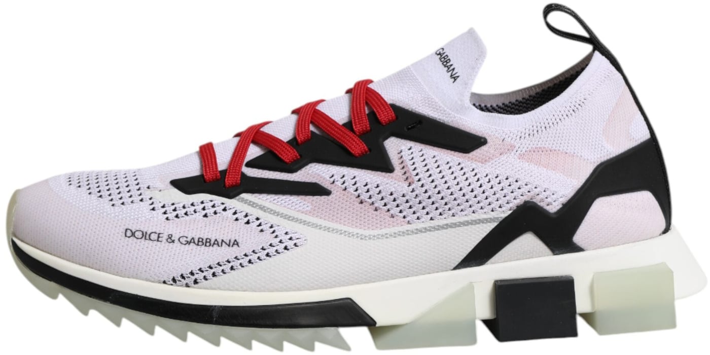 Dolce & Gabbana White SORRENTO Sport Stretch Sneakers Shoes