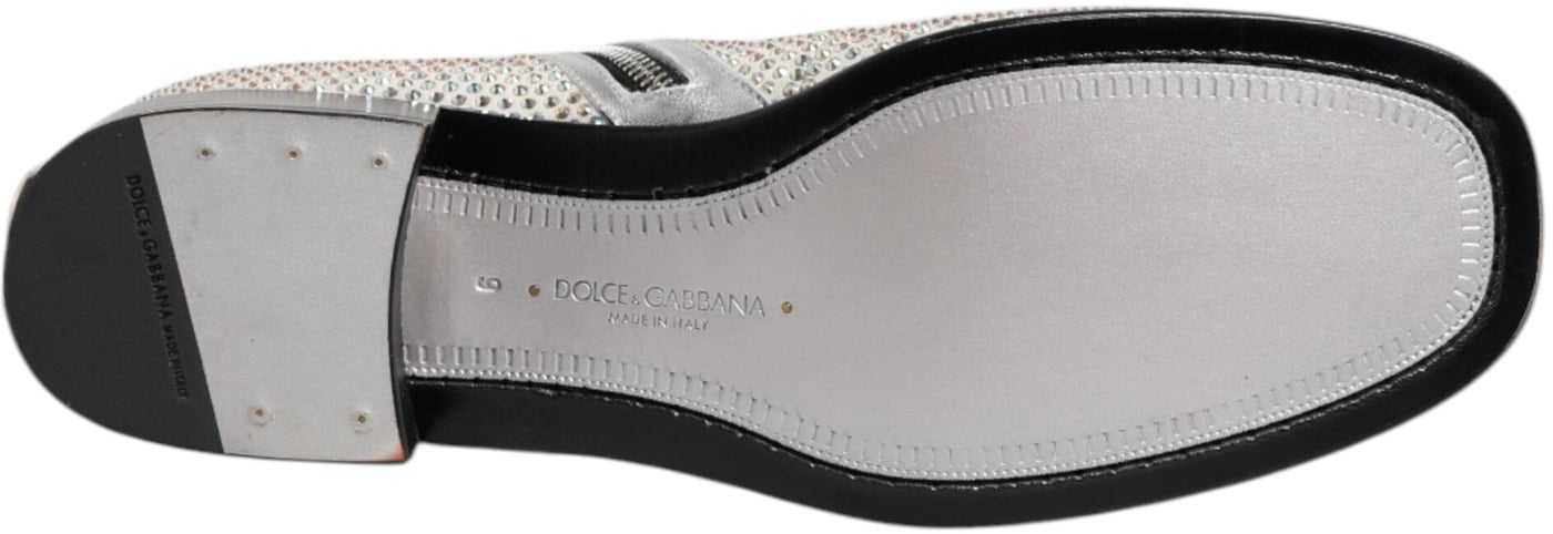 Dolce & Gabbana White Strass DG Logo Heels Ankle Boots Shoes