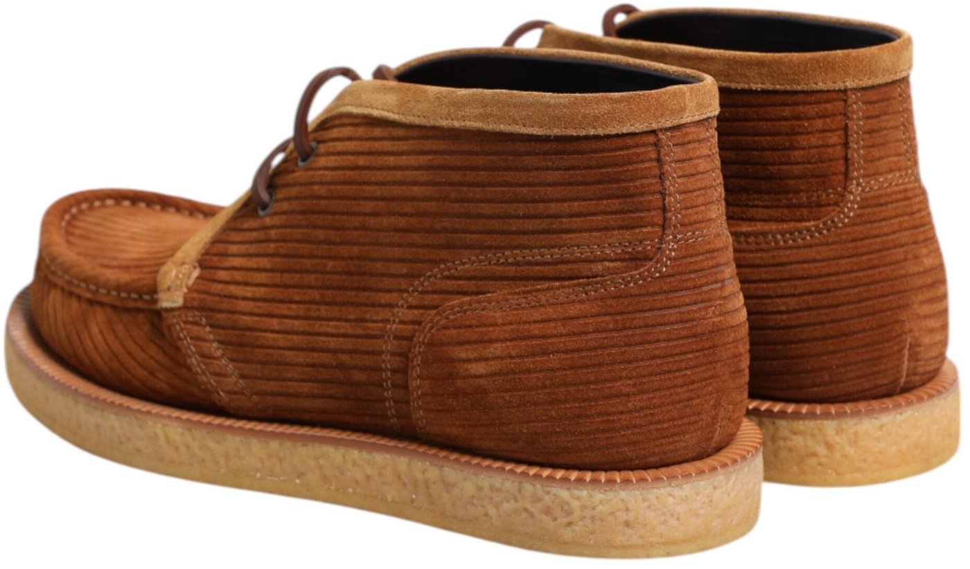 Dolce & Gabbana Brown Suede Nubuck Leather Desert Ankle Boots Shoes