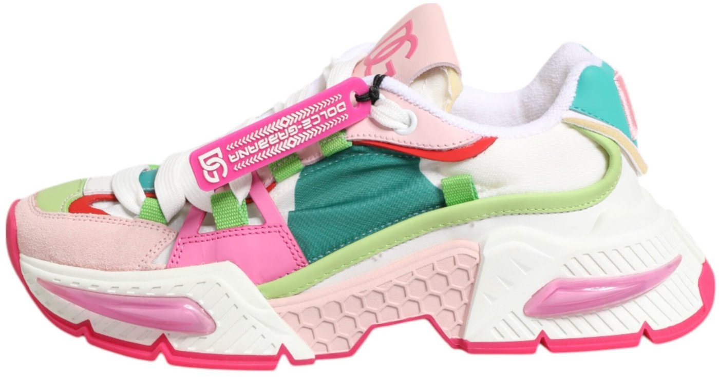 Dolce & Gabbana Multicolor Leather Airmaster Low Top Sneaker Shoes