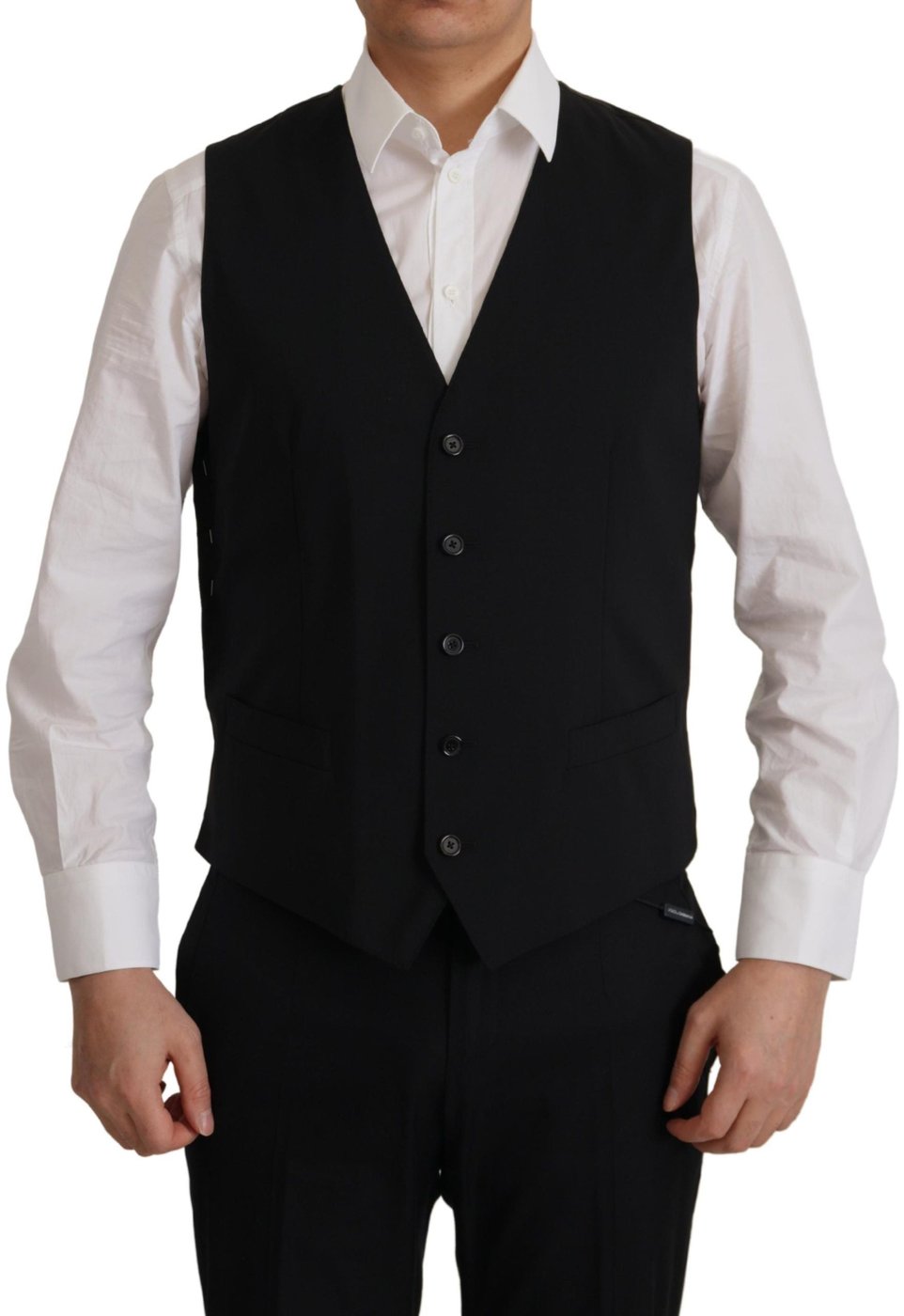 Dolce & Gabbana Black Jacket Vest 2 Piece MARTINI Blazer
