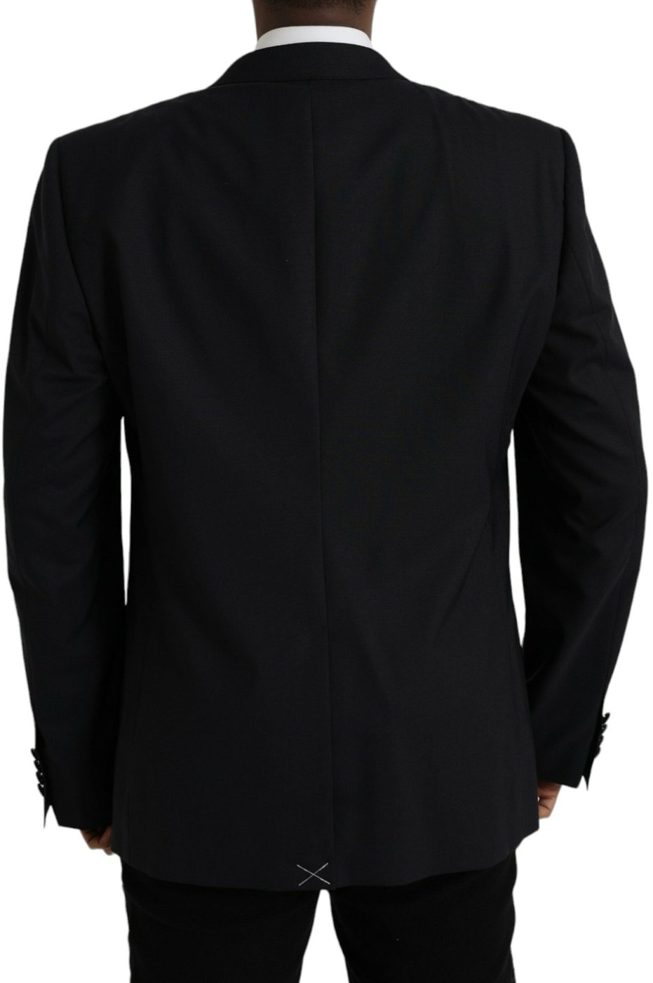 Dolce & Gabbana Blue MARTINI Single Breasted Coat Blazer
