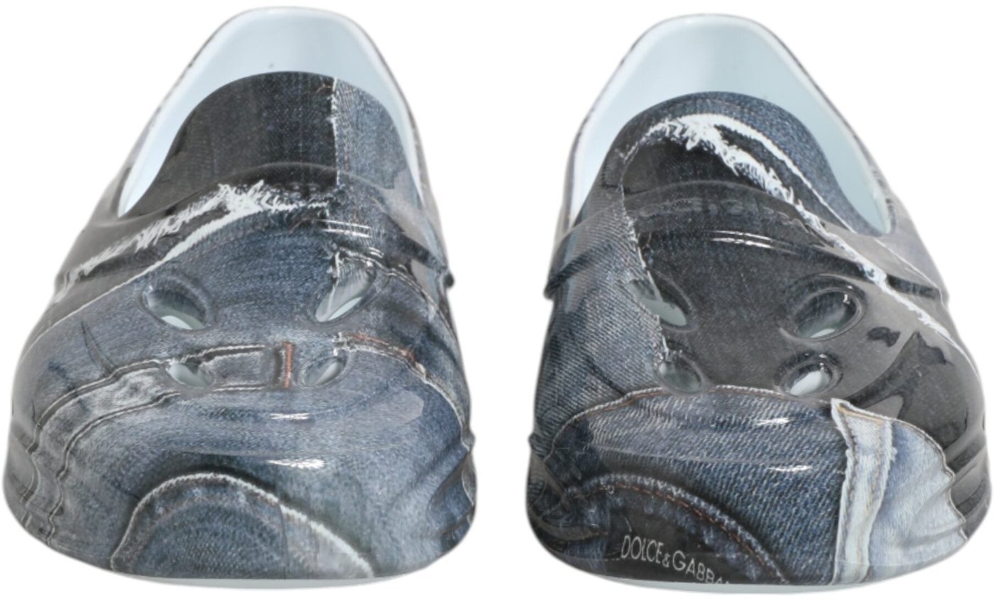 Dolce & Gabbana Multicolor Rubber Men Low Top Sneakers Shoes