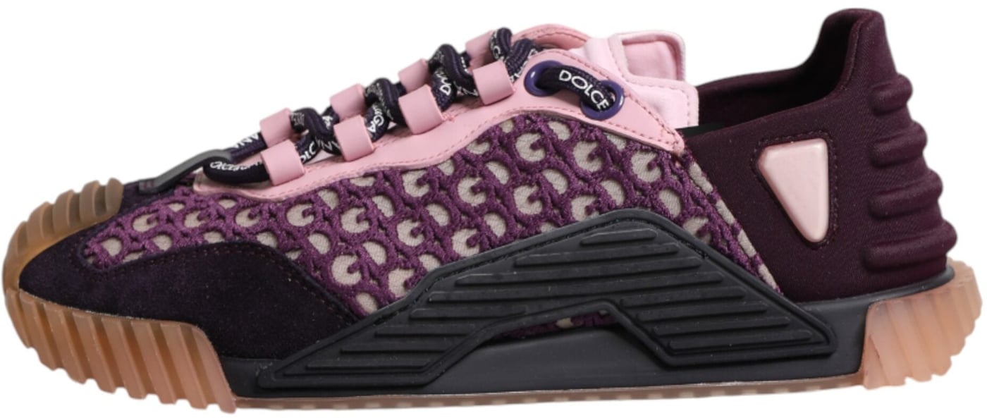 Dolce & Gabbana Multicolor Logo Low Top NS1 Sneakers Shoes