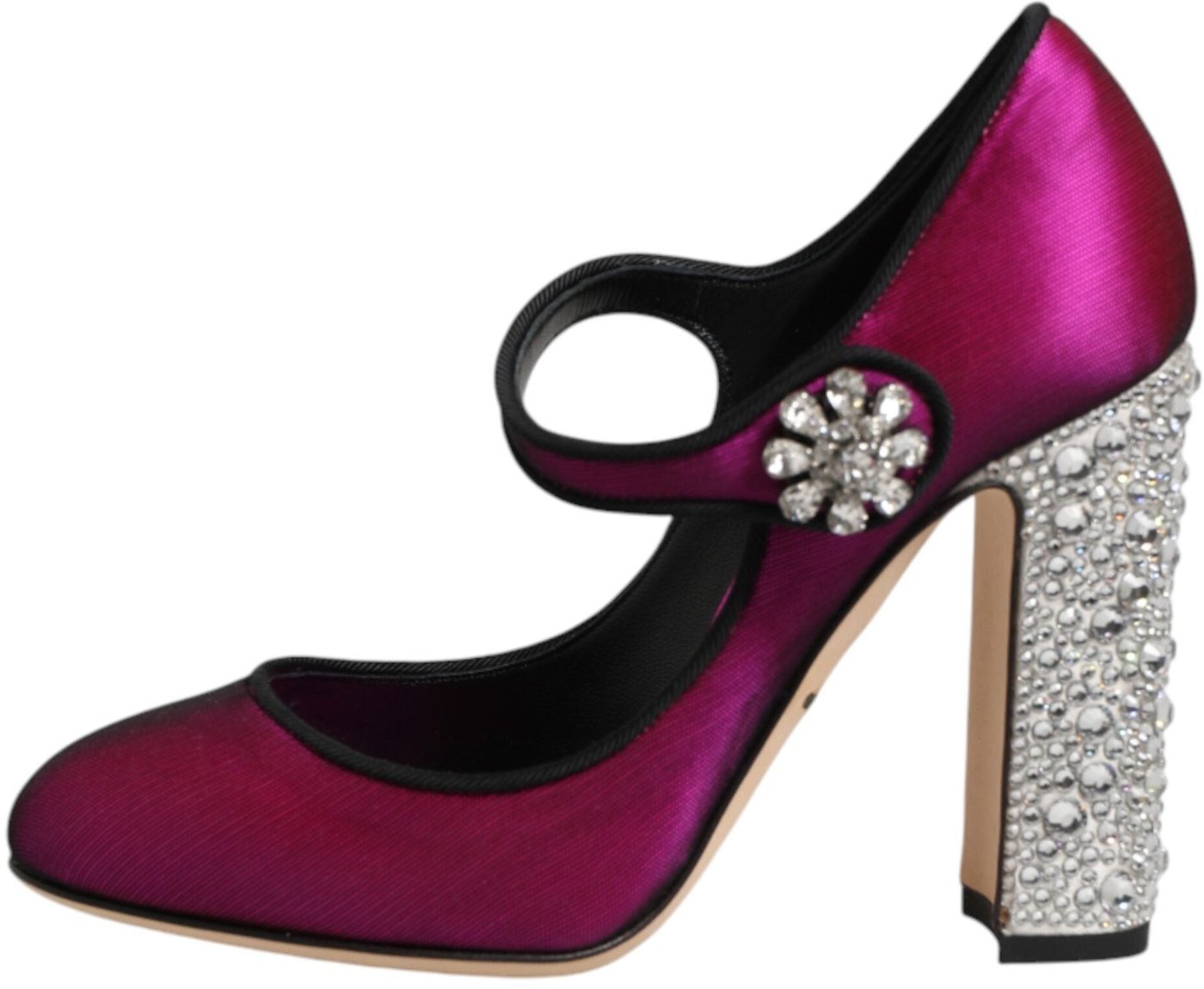 Dolce & Gabbana Pink Embellished High Heels Pumps Shoes