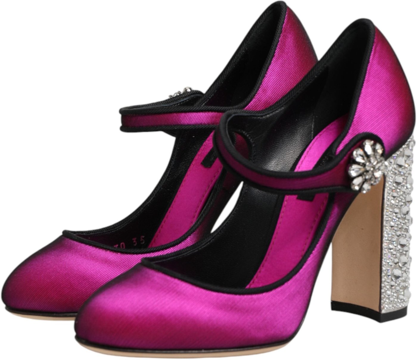 Dolce & Gabbana Pink Embellished High Heels Pumps Shoes