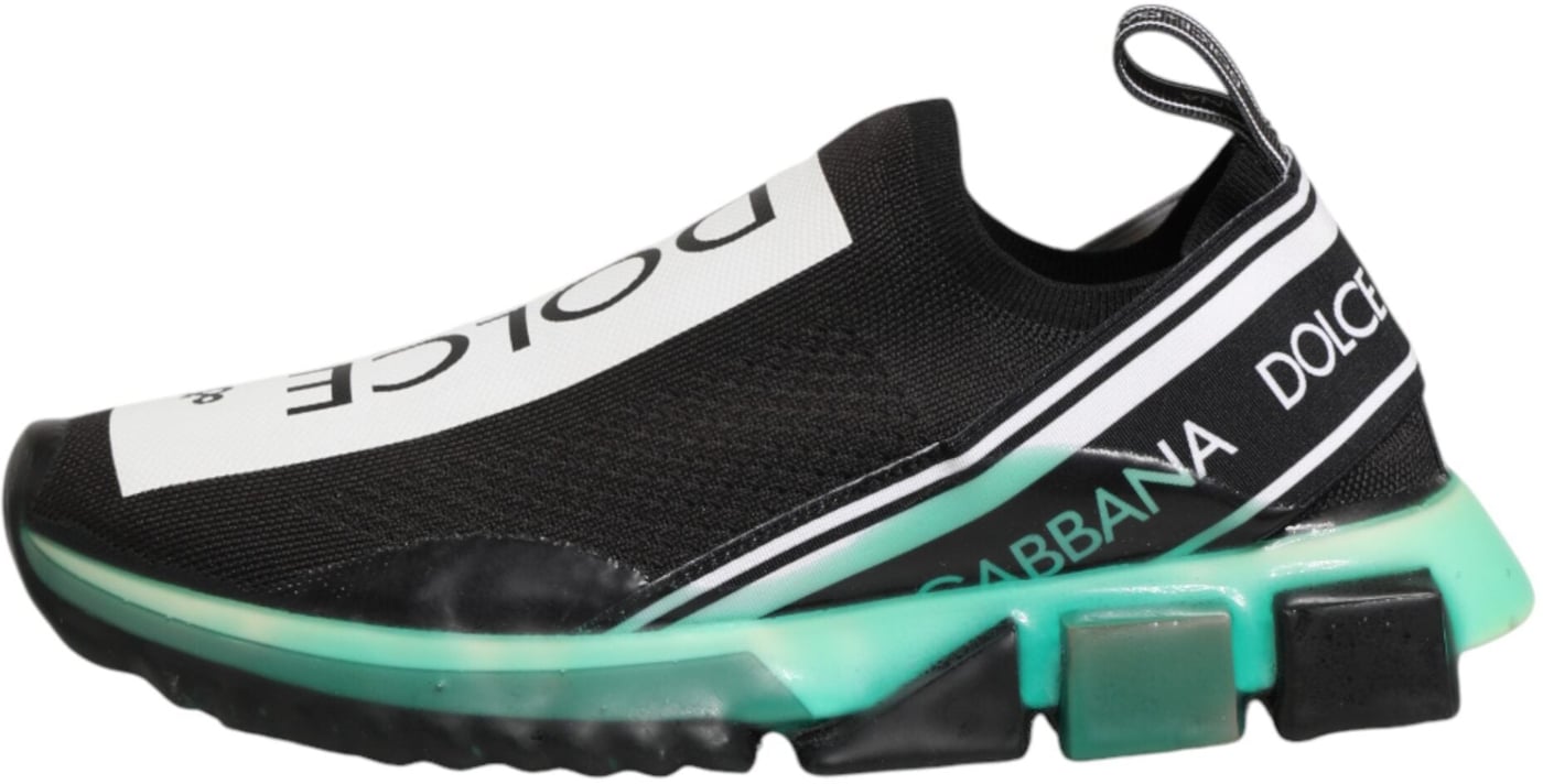 Dolce & Gabbana Black Slip On Sorrento Men Sneakers Shoes
