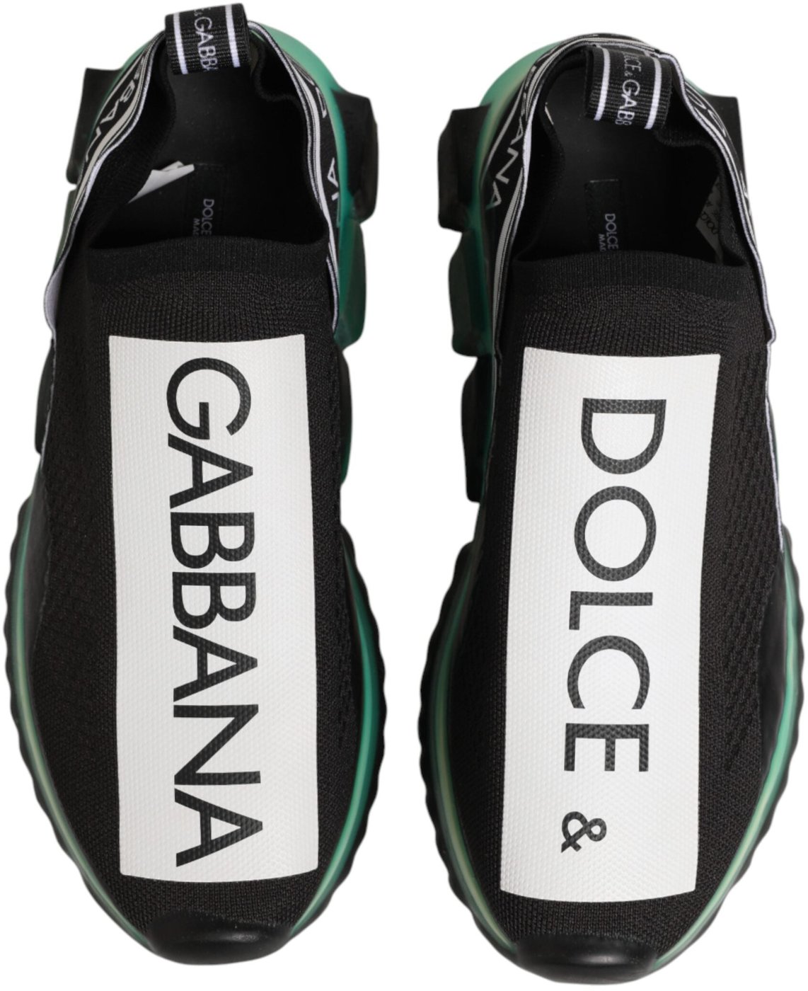 Dolce & Gabbana Black Slip On Sorrento Men Sneakers Shoes