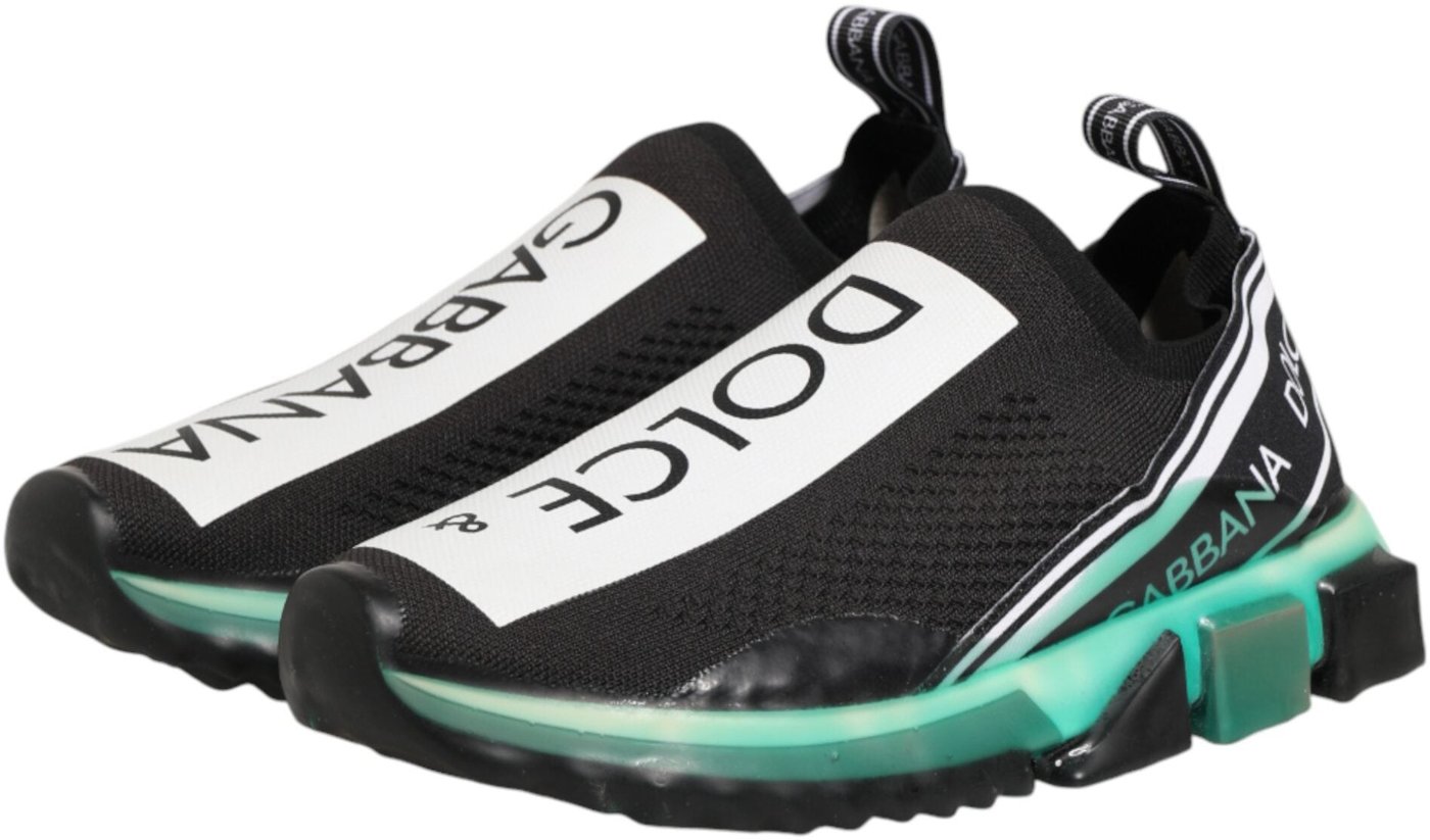 Dolce & Gabbana Black Slip On Sorrento Men Sneakers Shoes